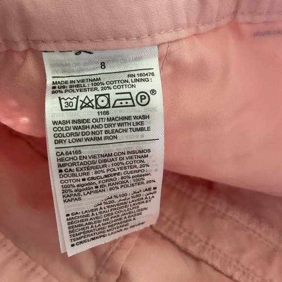NWT Old Navy Everyday Short Mid-Rise light pink woman’s size 8 - Picture 5 of 6